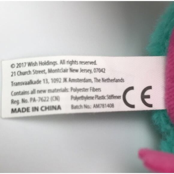 Hatchimals Bird Plush 3'' Keychain Backpack Clip Stuffed Animal Teal Green Pink - Picture 8 of 8